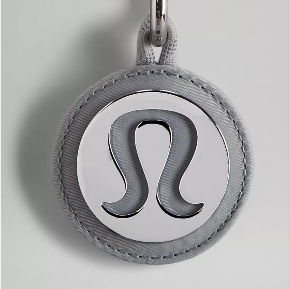 Lululemon logo keychain